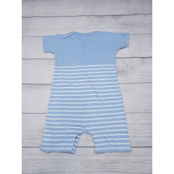 JoJo Maman Bebe Blue Whale Romper - Picture 3 of 6